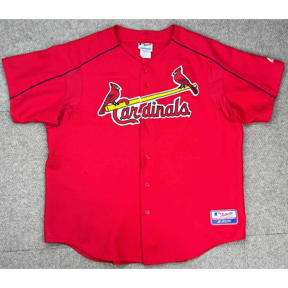Majestic MLB Vintage St. Louis Cardinals #3 Baseball‎ Jersey Size XL
